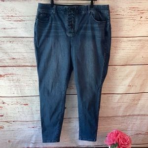 Torrid Bombshell Skinny Lace Up Jeans 24R